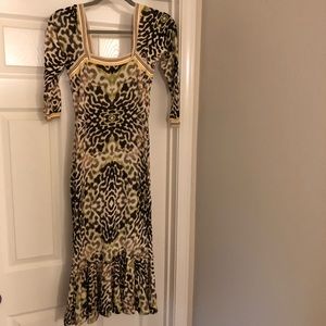Just Cavalli Animal Print Dress